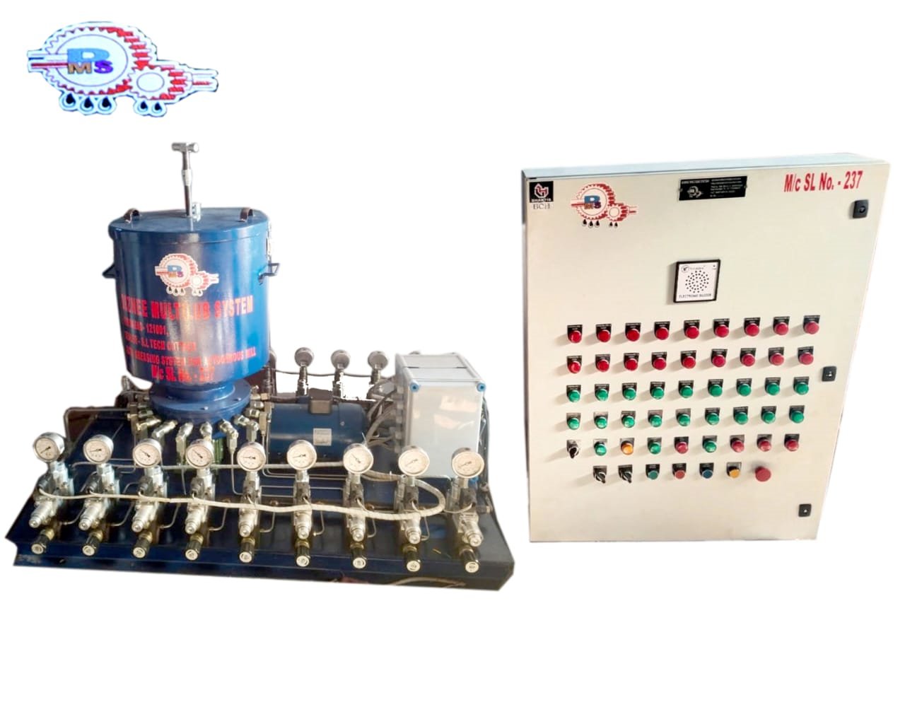 Auto Greasing System for Autogenous Mill