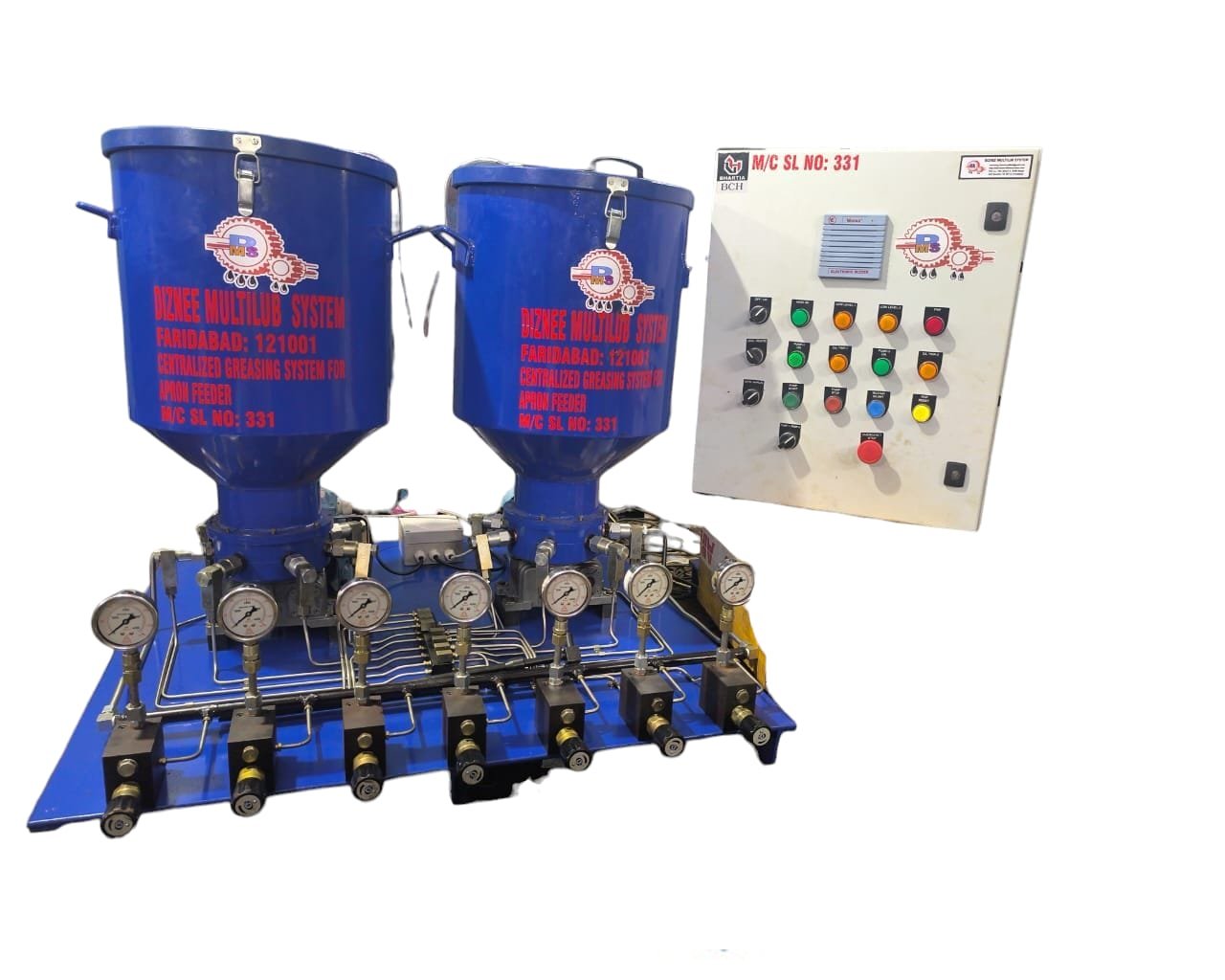 Auto Greasing System for Crusher, Apron Feeder & Wobbler Feeders