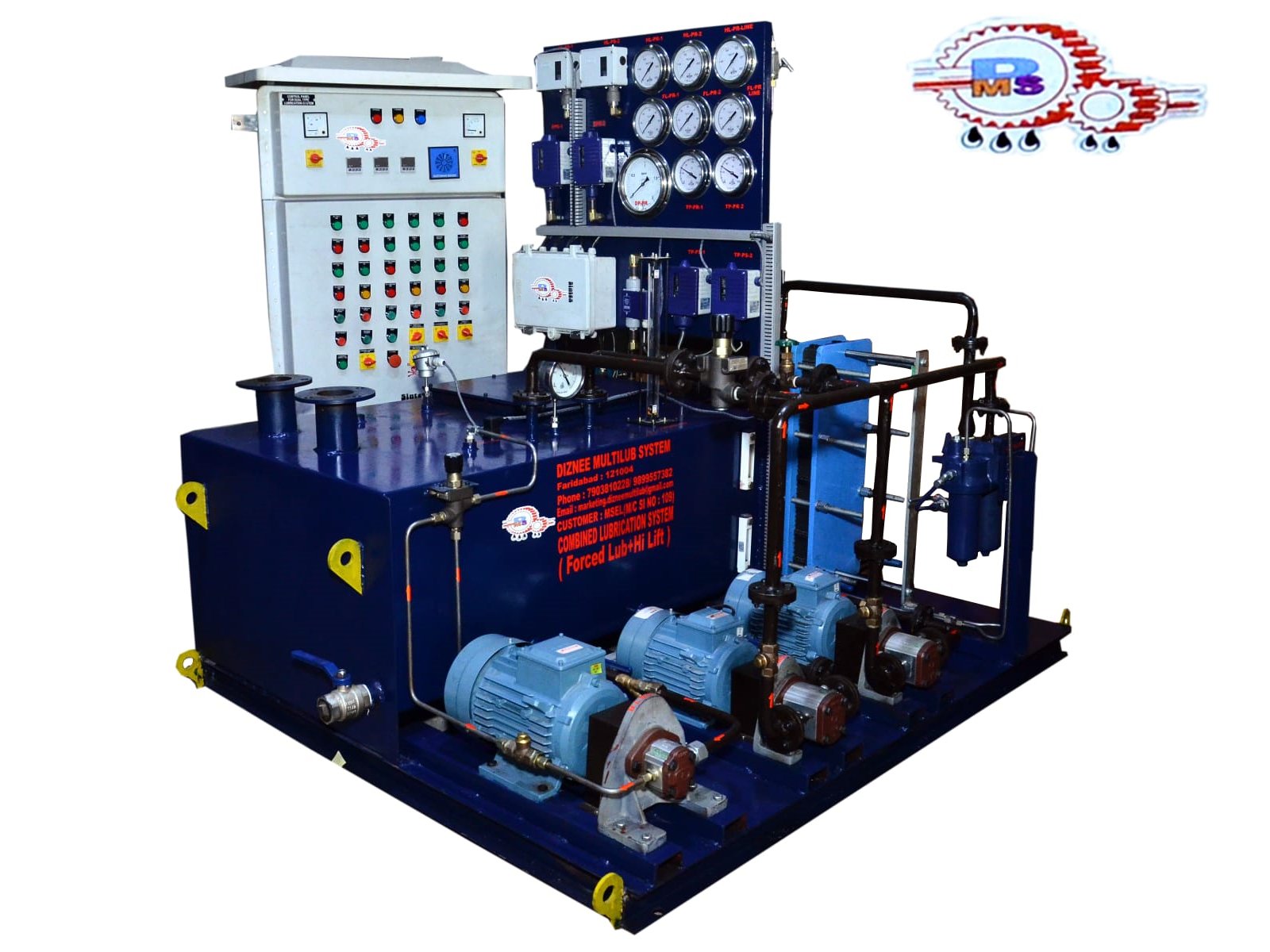 Combined Lubrication System for Grinding Mills